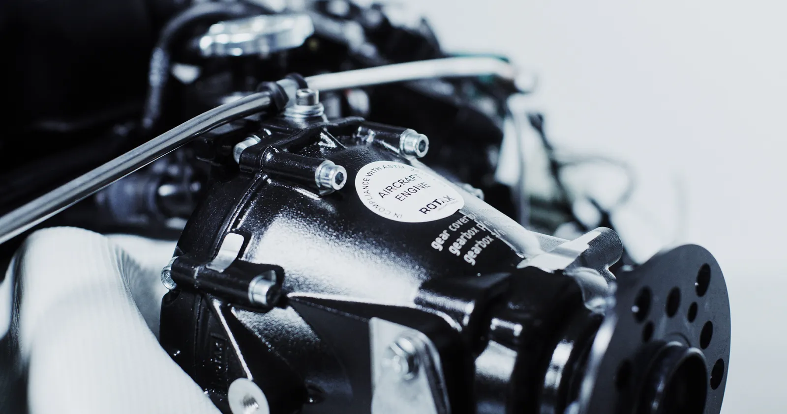 Rotax 912 iS Sport, вид сверху